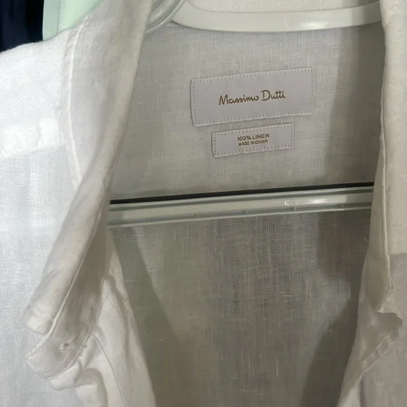 Men’s Massimo Dutti Linen shirt size Medium M - Picture 2 of 6
